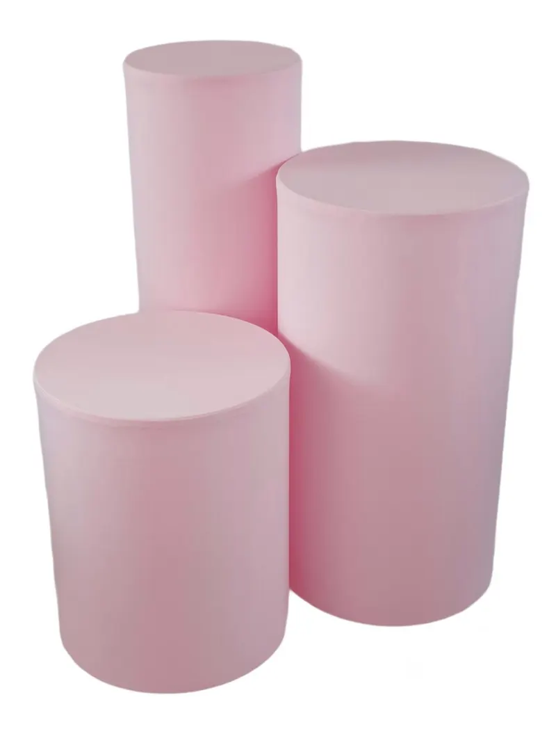 3 zuilen, licht roze