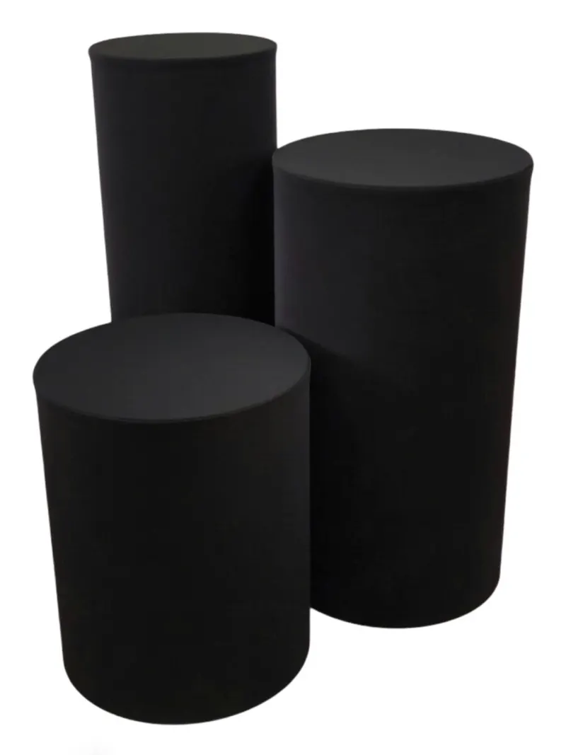 3 zuilen, Zwart