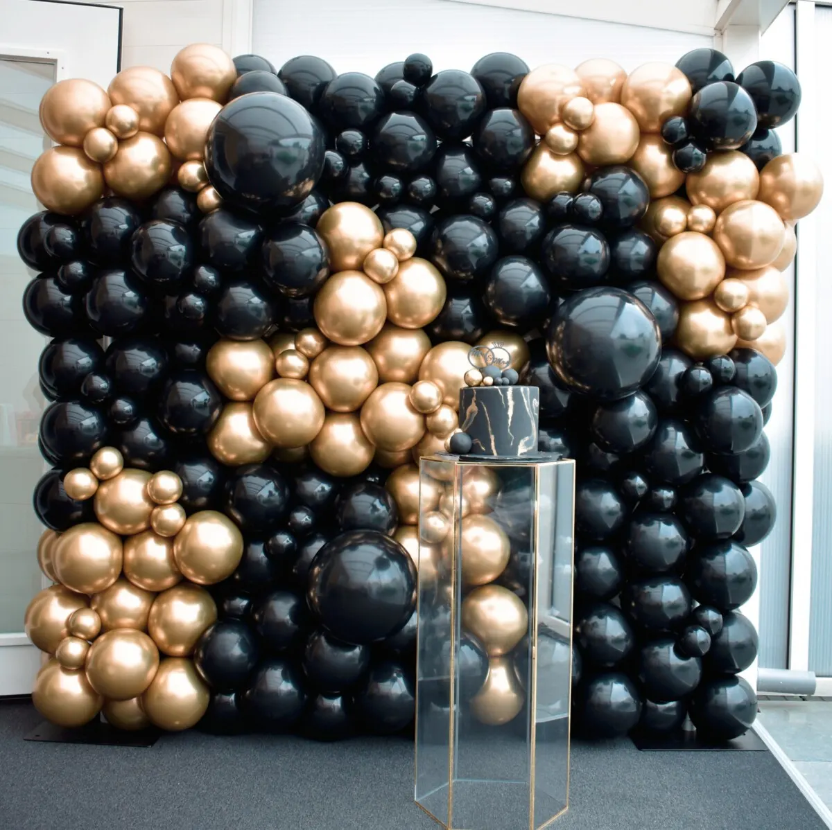 Ballonnenmuur 2,5 x 2,5 m, foto 1