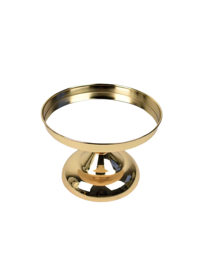 Cake plateau goud Ø 20 cm