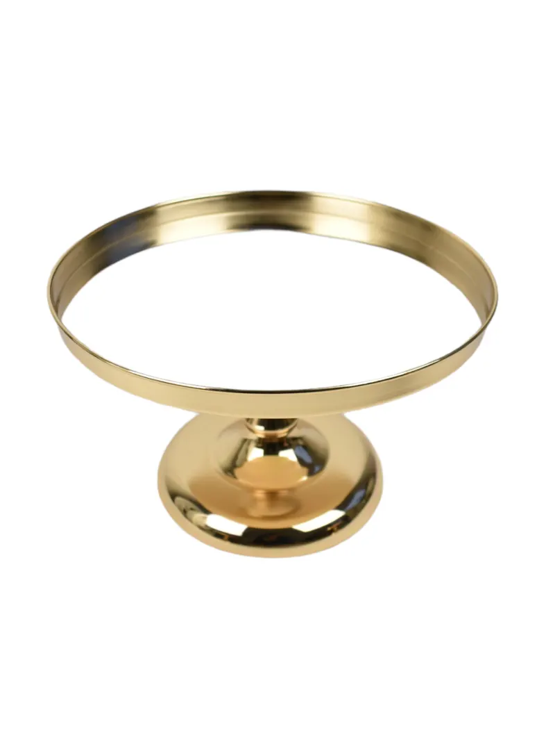 Cake plateau goud Ø 25 cm