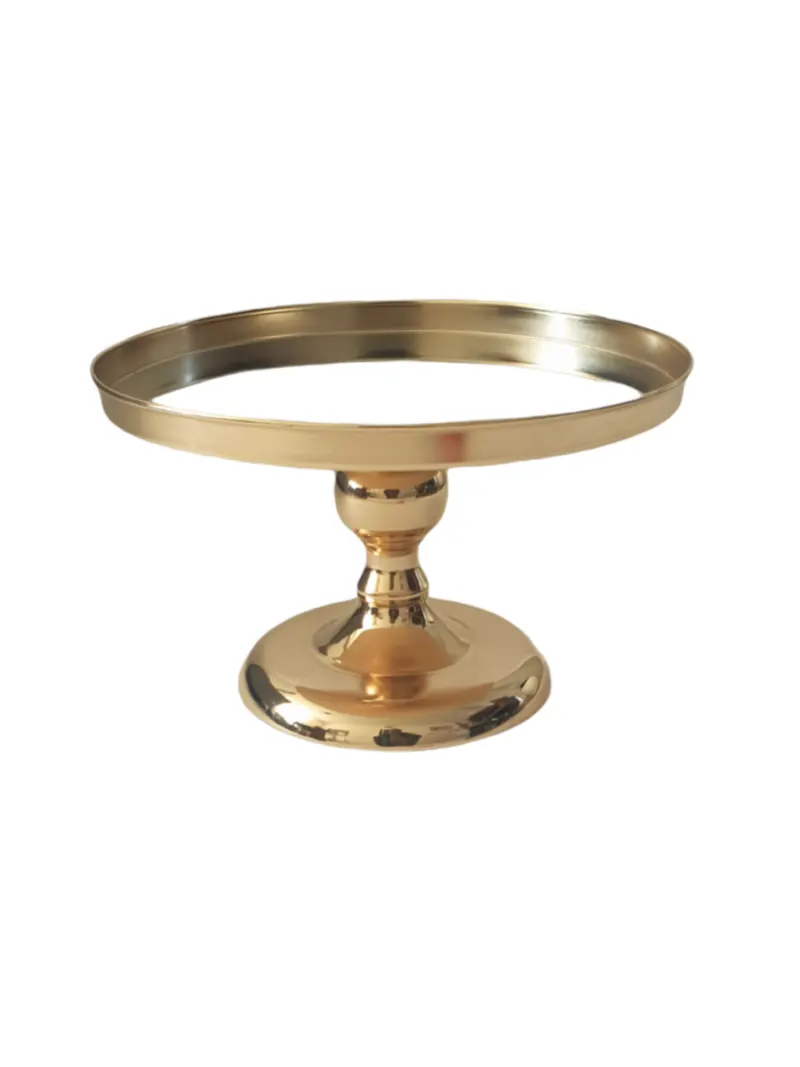 Cake plateau goud Ø 30 cm