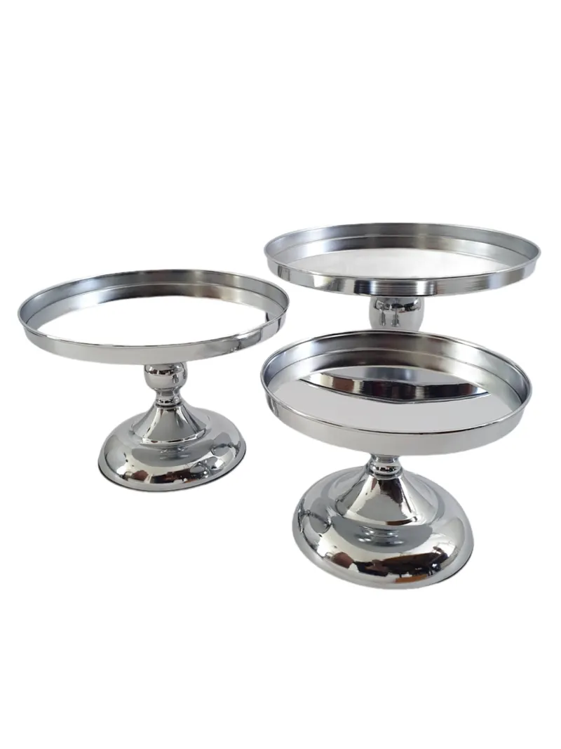 Cake plateau zilver SET