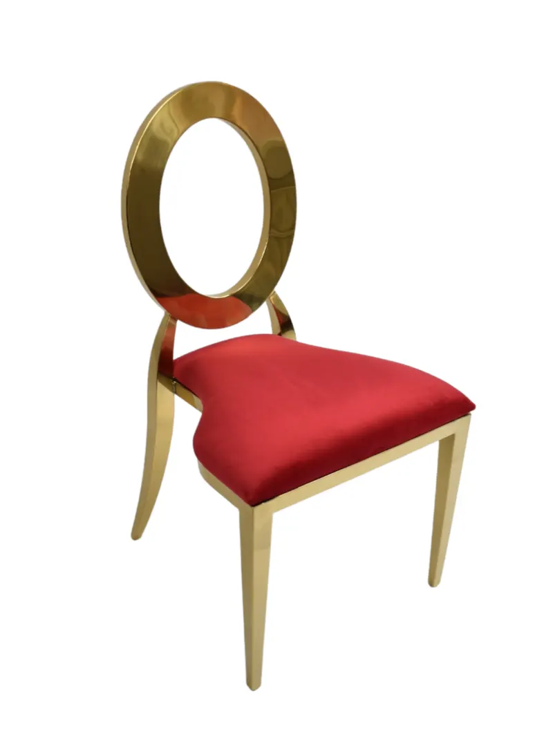 Dior stoel rood, open rug
